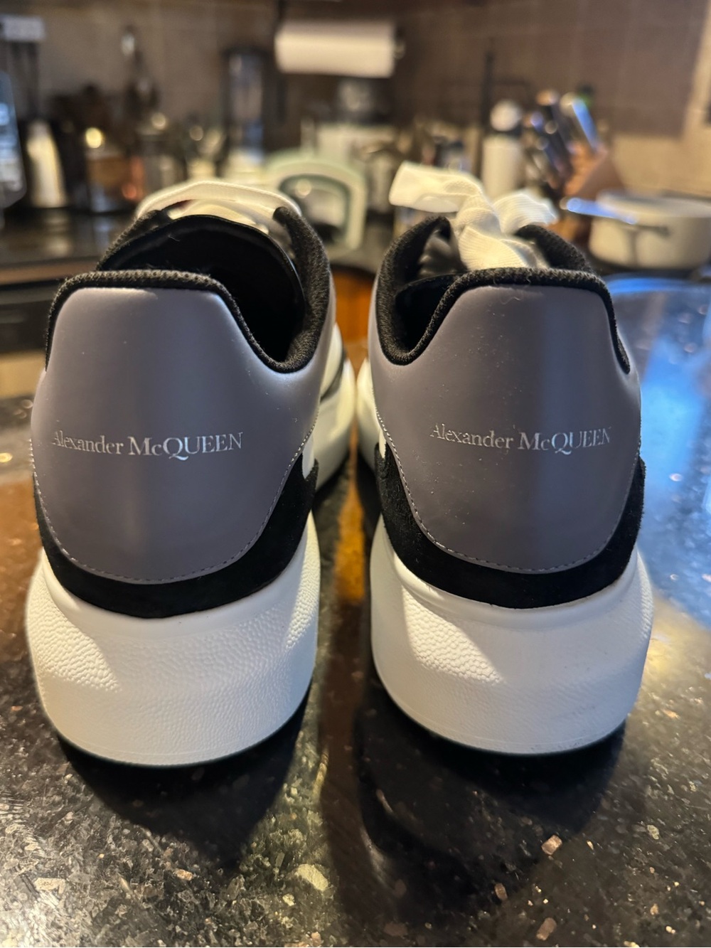Alexander McQUEEN Women’s Black and Gray Oversized Sneaker